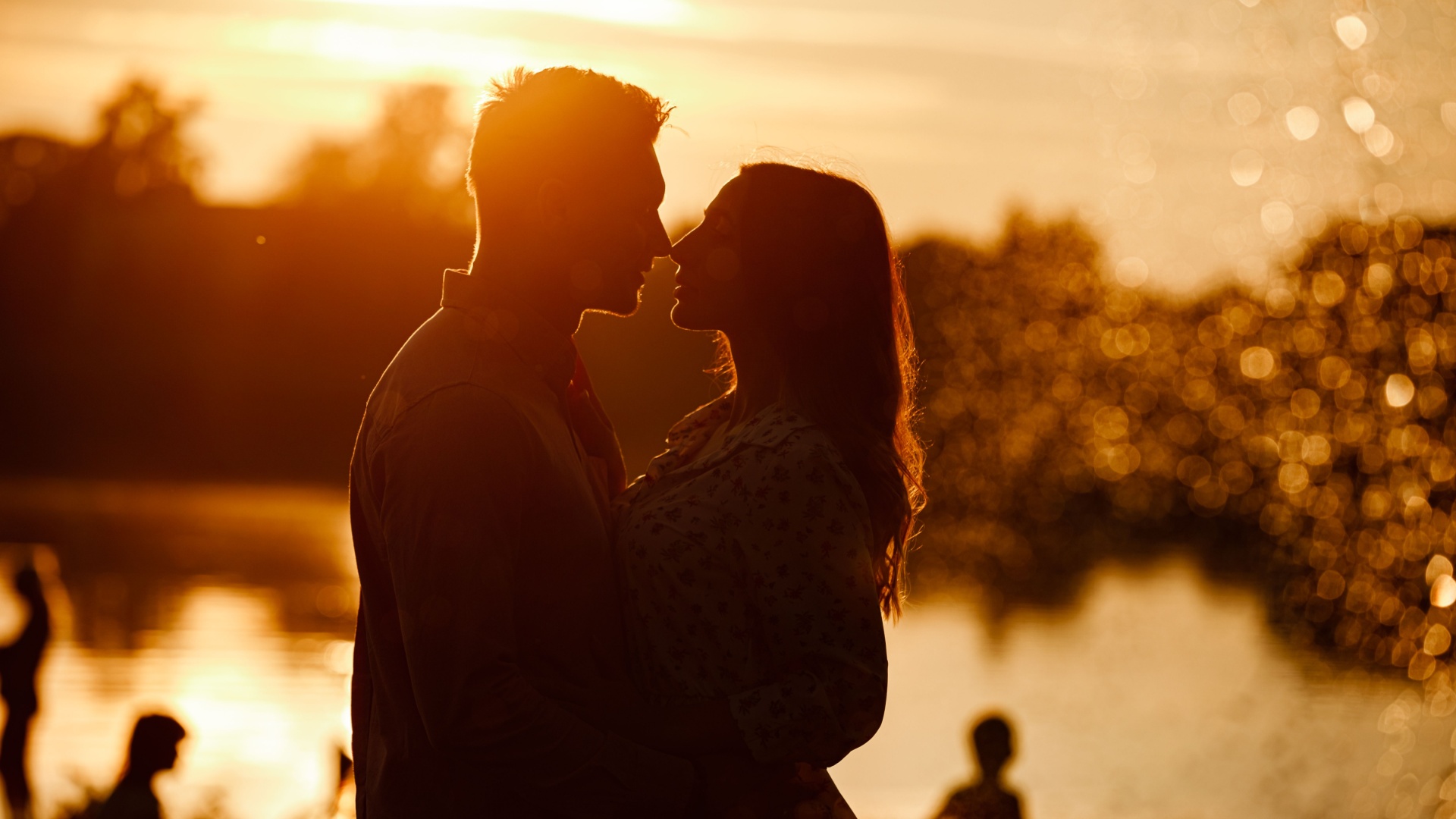 besondere begegnung eines paares