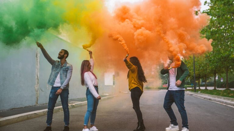 bunte farben