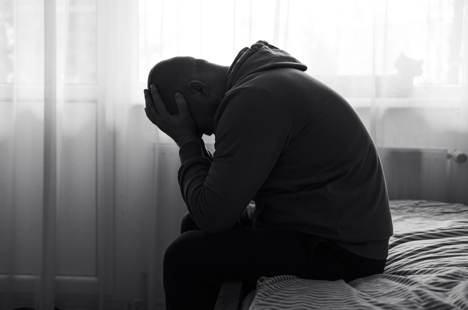 depressiver mann