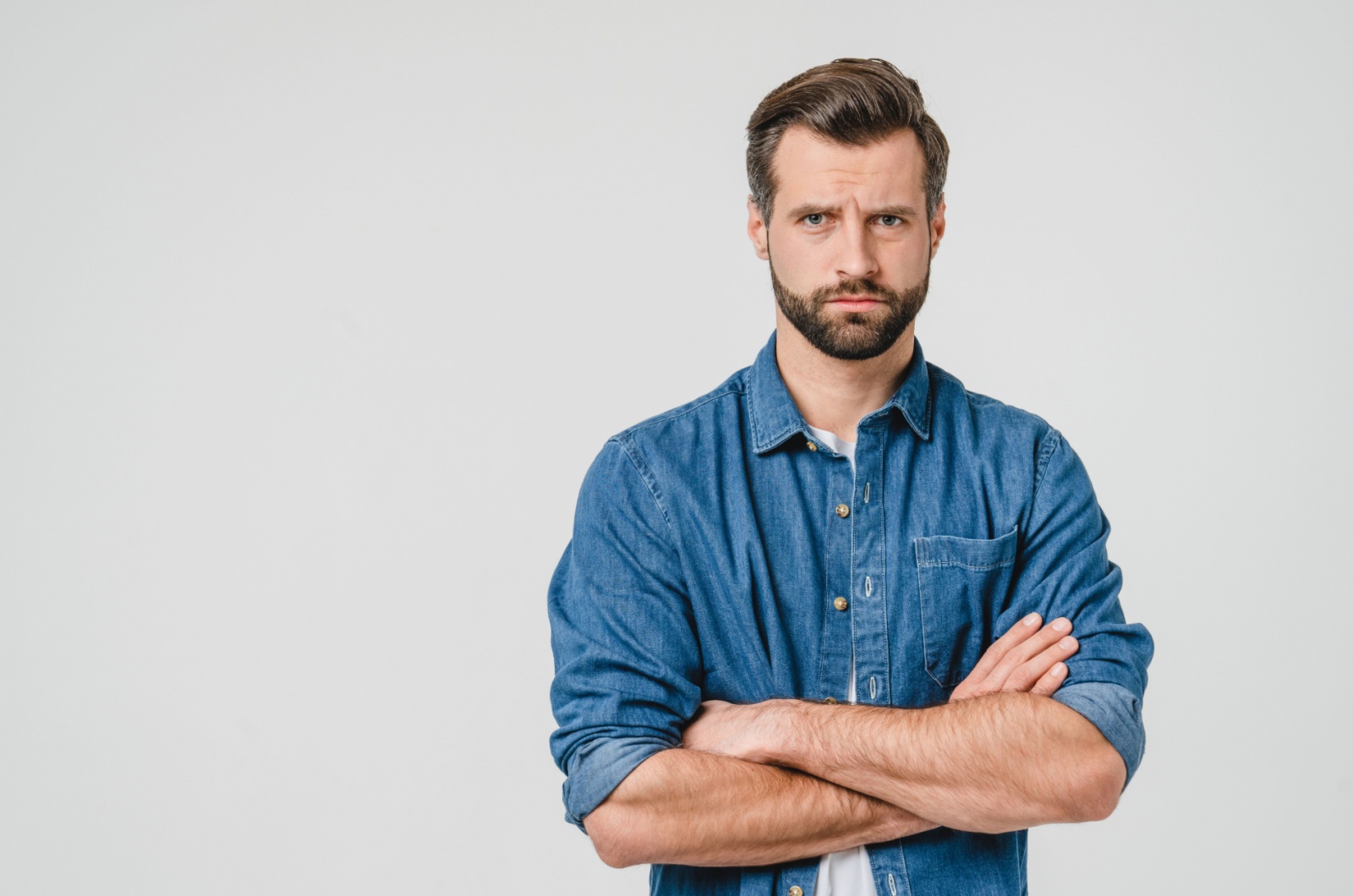 mann genervt und wuetend