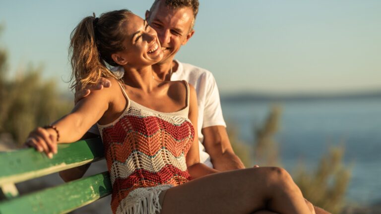 paar sommer liebe