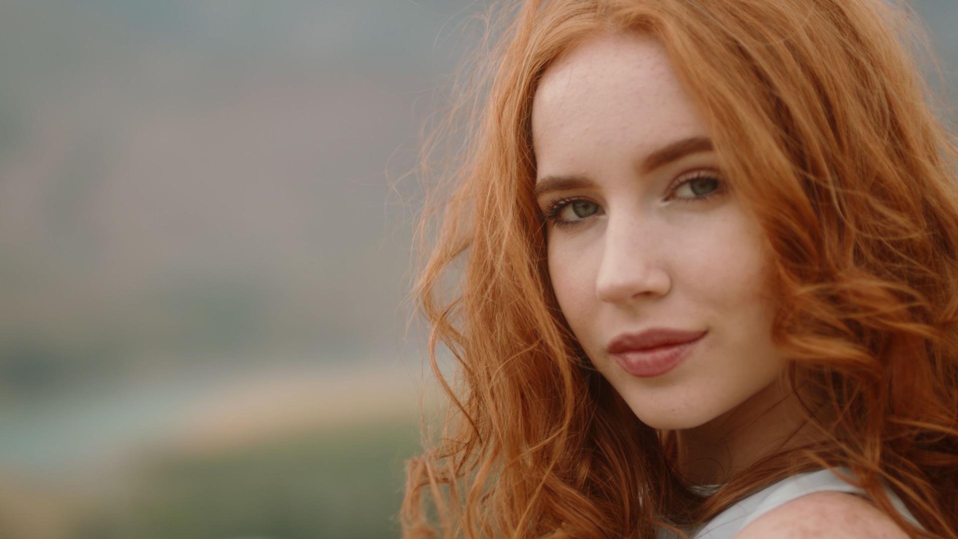 frau rote haare