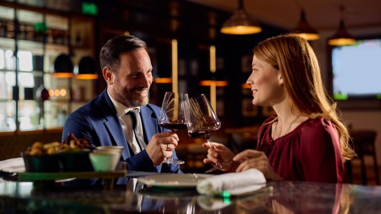paar romantisches date