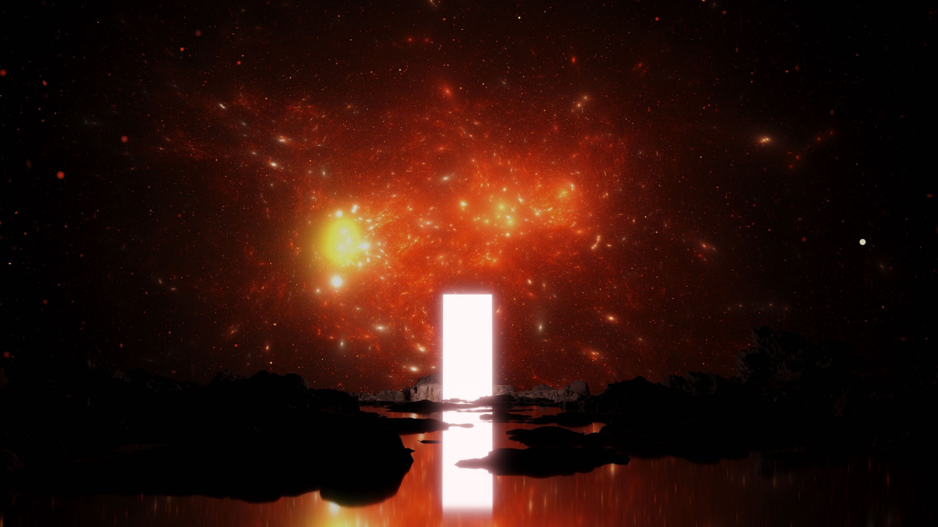 tuer zum universum
