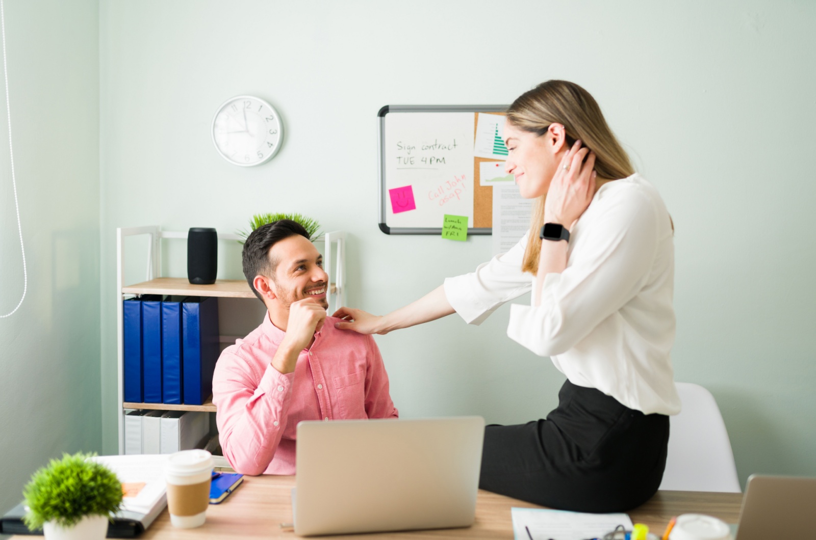 flirt auf der arbeit