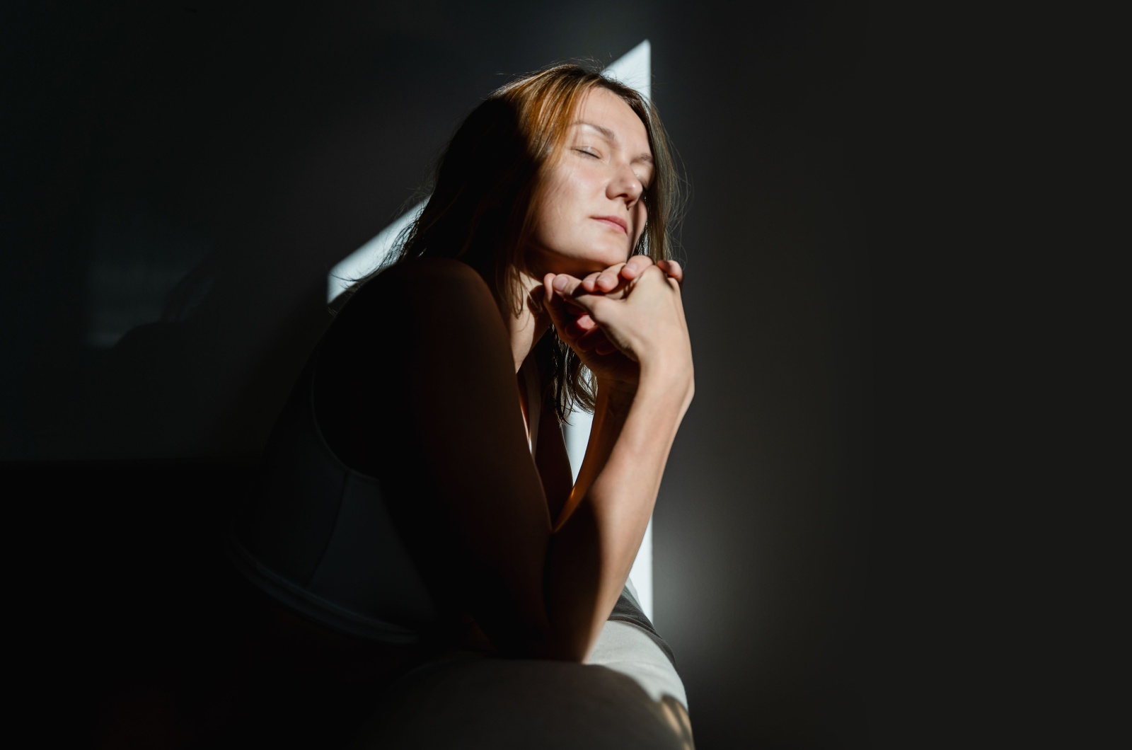 frau im licht