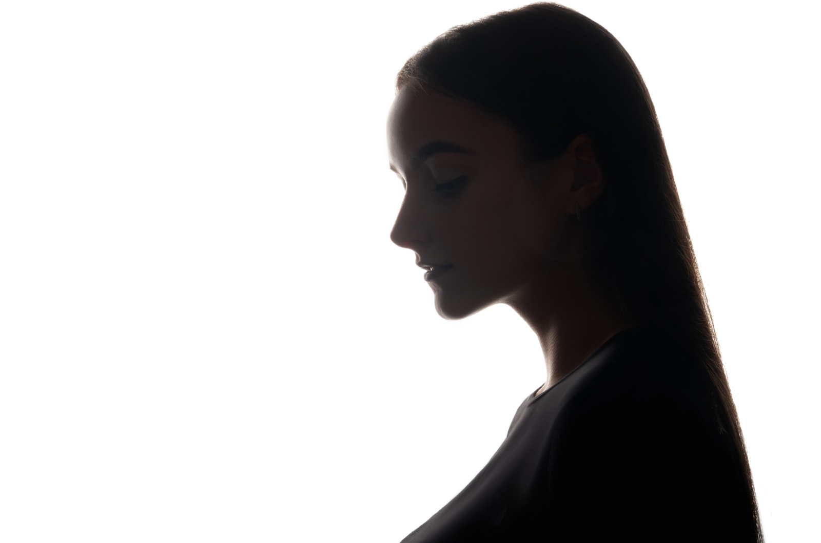 frau licht und schatten