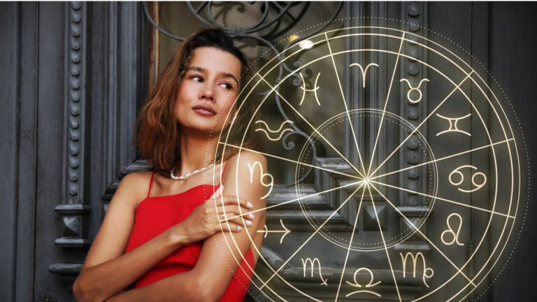 frau zodiac kreis