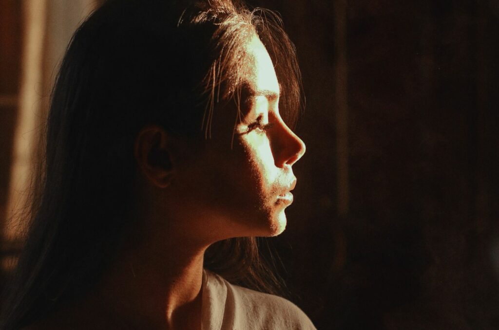 frau sonnenlicht